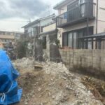 桑名市佛眼院　永代供養墓工事　⑩墓石解体